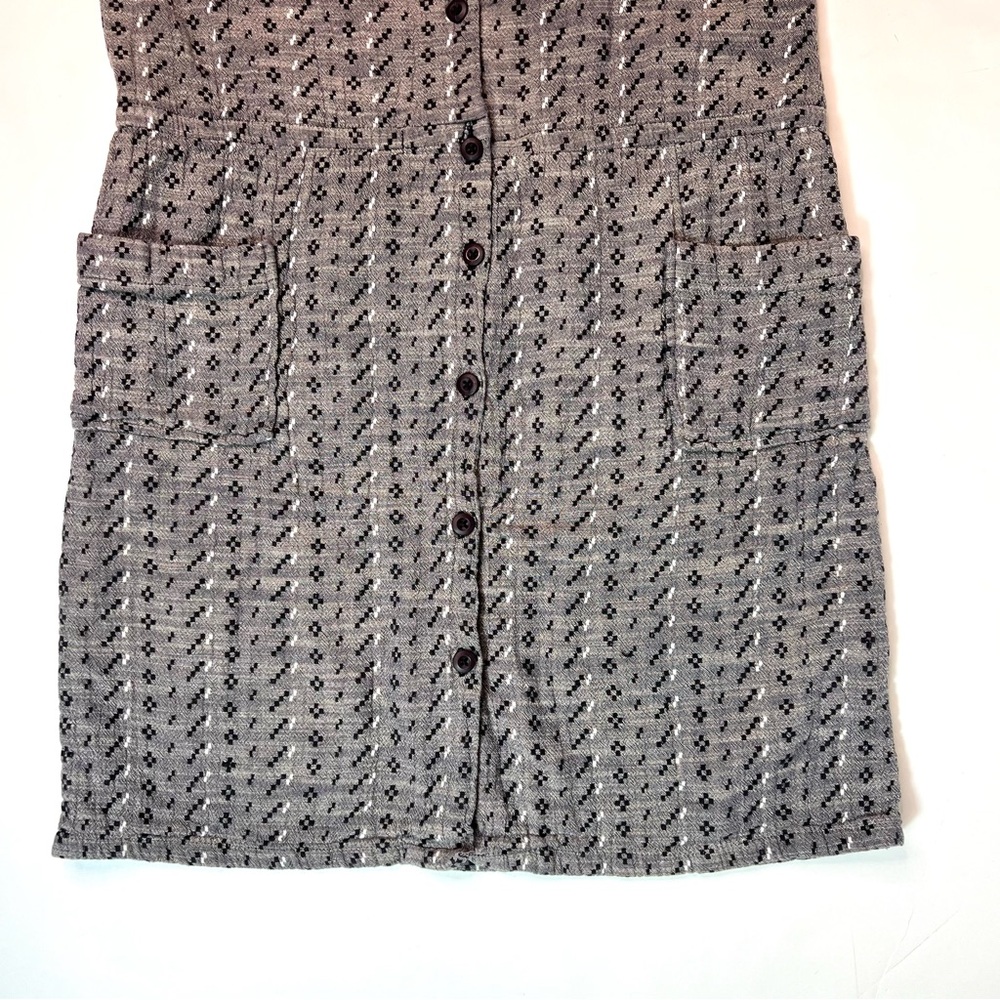 Ace & Jig Button-up V-neck Woven Dress Size Large - Picture 6 of 11